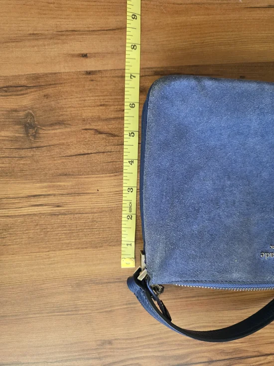 Kate Spade Blue Suede Crossbody Bag - Picture 12 of 13